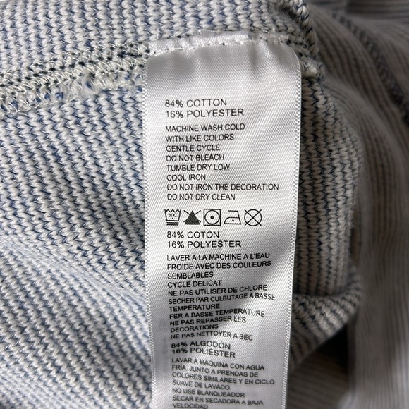 Tommy Bahama striped,snap ,pullover sweater , sz L,cotton blend ,coastal,sporty - Picture 9 of 12